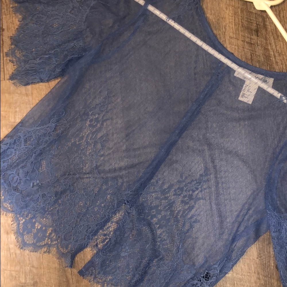 H&M Coachella Collection lace blouse